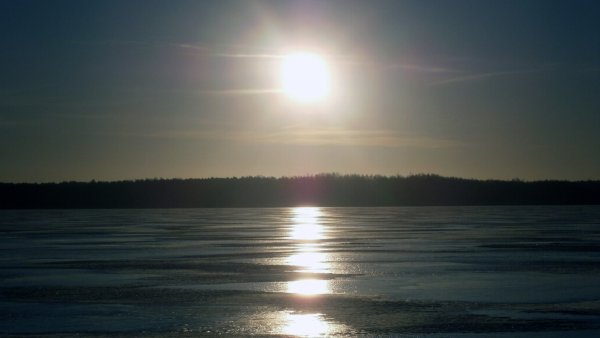 Восход , Калининградский залив , март 2012 г.