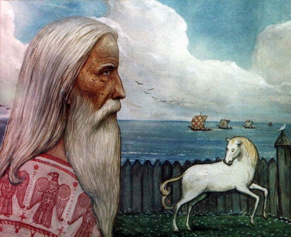 Остров Рюген. Жрец и священный конь Святовита