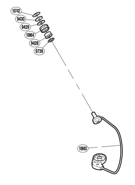 Механизм ролика л/у катушек Shimano Hyperloop, Alivio, Nexave в р-рах 6000 и 10000.