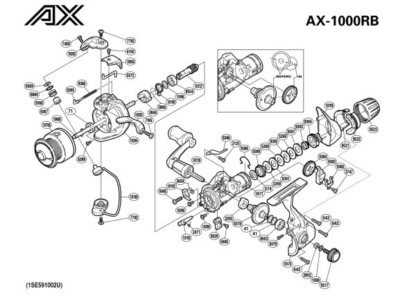 Shimano 06 AX 1000RB
