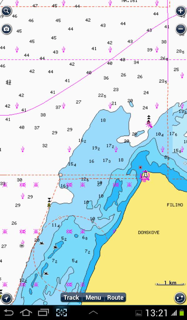 Navionics карты глубин для андроид